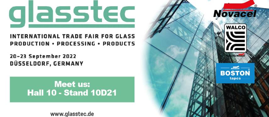 WALCO® nimmt an der Glasstec in Düsseldorf teil, vom 20. bis 23. September 2022 