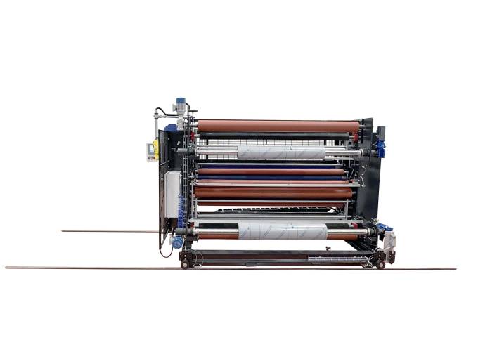 Pelliculeuse industrielle TX par Walco - vue d'ensemble du système de pelliculage en ligne - 2
